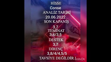 Conse Hisse Yorum