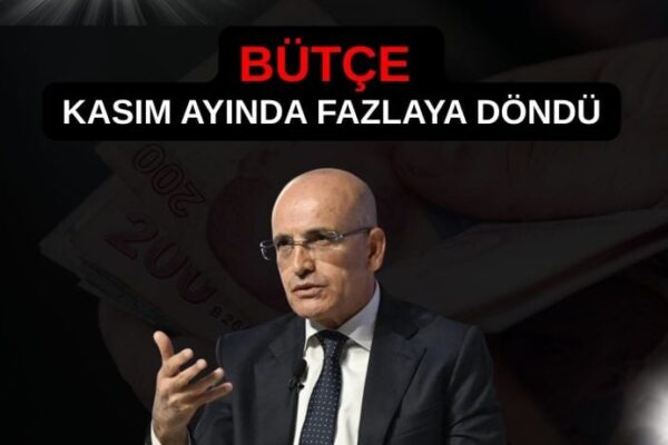 Kasım Ayında Bütçe 169,5 Milyar TL Fazla ile Kapandı