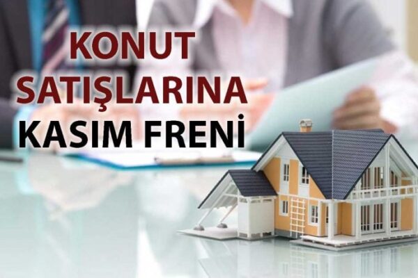 Konut Satışları Kasım Ayında Düştü, Ancak Yılın İlk 11 Ayında Yükseliş Devam Etti