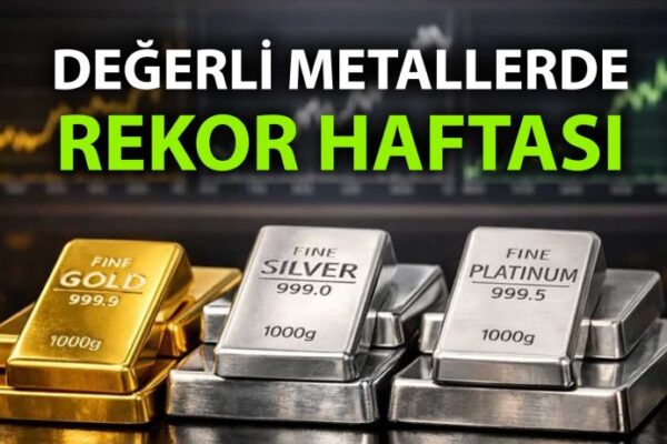 Yeni Yıla Rekor Fiyatlarla Merhaba: Altın, Gümüş ve Platin Zirveye Çıktı!